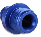 NOS Nitrous and Fuel Filters 15557NOS Filter, In-Line, -6 AN to -6 AN, 140 Micron, Billet Aluminum, Blue Anodized, Each thumbnail 1
