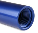 NOS Nitrous and Fuel Filters 15557NOS Filter, In-Line, -6 AN to -6 AN, 140 Micron, Billet Aluminum, Blue Anodized, Each thumbnail 2