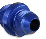 NOS Nitrous and Fuel Filters 15557NOS Filter, In-Line, -6 AN to -6 AN, 140 Micron, Billet Aluminum, Blue Anodized, Each thumbnail 3