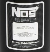 NOS 20 lbs. Nitrous Bottle 14760BNOS Oxide Bottles, Aluminum, Black, Capacity, Shipped Empty, Each thumbnail 4