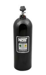 NOS 20 lbs. Nitrous Bottle 14760BNOS Oxide Bottles, Aluminum, Black, Capacity, Shipped Empty, Each thumbnail 7