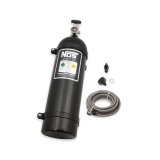 NOS 15 gallons Nitrous Bottle 14736BNOS Bottle, lbs., Aluminum, Black, 6AN feed Line, Fittings, Kit thumbnail 2