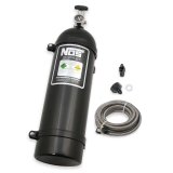 NOS 15 gallons Nitrous Bottle 14736BNOS Bottle, lbs., Aluminum, Black, 6AN feed Line, Fittings, Kit thumbnail 6