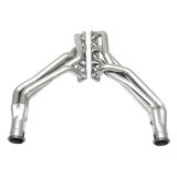 JBA Performance Exhaust Competition-Ready Headers 6965SJS Headers, Long Tube, Long Tube, Silver Ceramic Coated, 3 in. Collector, Dodge, 5.7/6.1/6.4L Hemi, Pair thumbnail 1