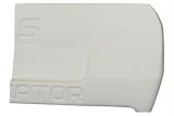 Dominator SS Street Stock Rear Bumper Cover Replacement Parts DOM-307-WH Race Car Body Panels, Parts, Dirt Style, High-impact Plastic, White, Right Piece, Each thumbnail 1