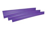 Dominator Dirt Rocker Panels DOM-1100-PU Race Car Body Panels, Panels, Style, Panel Position, High-impact Plastic, Purple, 7 in. x 78 in., Set of 3 thumbnail 1