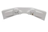Dominator Curved Dashes DOM-910-WH Dash, Style, Plastic, 4-Gauge, White, Each thumbnail 1