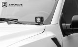 ZROADZ Hood Hinges Z365701 2017 Ford F150 Raptor Hinge Mounts (Brackets Only) to mount (2) 3" LED Cube Lights or Similar thumbnail 2
