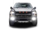 ZROADZ Front Bumper OEM LED Fog Light Brackets for 2017-2020 F-150 - Z325672 Bracket, Bracket to mount (6) 3 Inch or similar style Pod Lights, Black, Ford Raptor thumbnail 8