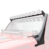 ZROADZ Light Mount Brackets Z934931-BK2 LED Bracket Front Roof Black 2019-2022 Jeep Wrangler JL, Wrangler JLU thumbnail 1