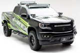 ZROADZ Auxiliary Light Mounting Brackets for 2015-2020 COLORADO - Z322671 2015-2016 CHEVROLET COLORADO: Front Bumper Fog Lamp Openings LED Mounts to mount Two 3" Zroadz Square Cube LED Pod Work Lights or Similar S thumbnail 2