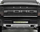 ZROADZ Auxiliary Light Mounting Brackets for 2010-2014 F-150 - Z325661 FORD F150-RAPTOR: Front Bumper Center Opening LED Bar Mounts to mount 20" Zroadz LED or Similar Style thumbnail 1