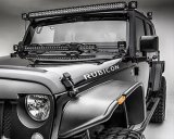 ZROADZ Auxiliary Light Mounting Brackets for 2007-2018 WRANGLER, 2018 WRANGLER JK - Z334811 Brackets, Front, Sides, Jeep, JK, Fits 3 in. Cubes, Pair thumbnail 1