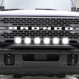 ZROADZ Front Bumper Top LED Light Kits Z325431-KIT Pods, Clear/White Pods, Bracket, Top, Bolt-On, No Drilling Required, Ford, Kit thumbnail 1