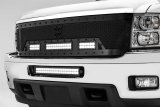 ZROADZ Front Bumper Center LED Light Brackets for 2011-2013 SILVERADO 2500 HD, 3500 HD - Z321151 Auxiliary Mounting Bracket, Bracket thumbnail 1