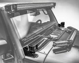 ZROADZ Auxiliary Light Mounting Brackets for 2007-2018 WRANGLER, 2018 WRANGLER JK - Z374814 2007-2017 JEEP : A Pillar Lower Pod Style LED Bar Mounts (Add to A Pillar # Z374811 or use stand alone) thumbnail 2