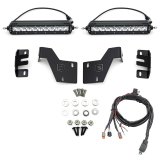 ZROADZ - Grilles and Grille Inserts for 2017-2019 F-250 SUPER DUTY, F-350 DUTY Z415671-KIT 2017-2017 FORD Super Duty F-250/350, Platinum OEM (Mounts to lower section of grille) Led light bar mount kit mild steel-includes two thumbnail 2