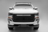ZROADZ Auxiliary Light Mounting Brackets for 2007-2013 SIERRA 1500, SILVERADO 1500 - Z332081 2014-2018 CHEVROLET 1500: Front Roof LED Bar Mounts To Mount One 50" Zroadz Straight OR Curved LED Bar or similar style thumbnail 7