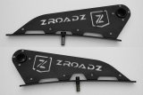 ZROADZ Auxiliary Light Mounting Brackets Z334521 2009-2016 DODGE RAM 1500: Front Roof LED Bar Mounts - To Mount One 50" Zroadz Straight OR Curved LED Bar or similar style thumbnail 1