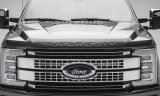 ZROADZ - Grilles and Grille Inserts for 2017-2019 F-250 SUPER DUTY, F-350 DUTY Z415371-KIT 2017-2017 FORD Super Duty F-250/350, Platinum OEM (Mounts to top section of grille) Led light bar mount kit mild steel-includes two thumbnail 2