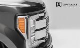 ZROADZ - Grilles and Grille Inserts for 2017-2019 F-250 SUPER DUTY, F-350 DUTY Z415371-KIT 2017-2017 FORD Super Duty F-250/350, Platinum OEM (Mounts to top section of grille) Led light bar mount kit mild steel-includes two thumbnail 4