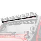 ZROADZ Light Mount Brackets Z934831 LED Bracket Front Roof Black 2019-2022 Jeep Wrangler JL, Wrangler JLU thumbnail 1