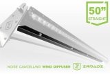 ZROADZ Noise Canceling Wind Diffusers Z330051S Light Bar, Cancelling Universal Diffuser thumbnail 3