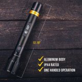 KC HiLiTES Flashlights 9966 Flashlight. FLX 7K, LED, Handheld, Rechargeable, 7,000 Max Lumen, Aluminum, Black, Each thumbnail 1
