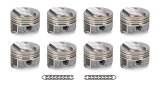 Speed-Pro Hypereutectic Pistons H581CP30 Pistons, Hypereutectic, Dome, 4.280 in. Bore, Chevy, Set of 8 thumbnail 4
