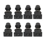 JOES Racing Products Brake Rotor T-Nuts 25155 T-Nuts, For Flange, 5/16-18 in. Thread Size, Steel, Black Oxide, Racing, Set of 8 thumbnail 2