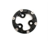 JOES Racing Products Momo Steering Wheel Hub Adapters 13411 Adapter, 6-bolt, Aluminum, Black Anodized, Kit thumbnail 2