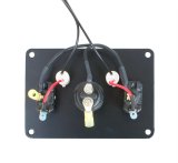 JOES Racing Products Switch Panels 46105 Panel, Dash Mount, Lighted, 3 Switches, Aluminum, Black, 5.0 in. Width, 3.5 in. Height, Kit thumbnail 1