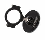 JOES Racing Products Side View Mirrors 11214 Mirror, Blindspot, Convex, Manual, Round, 3 in. Wide, Black Aluminum, For 1 3/4 in. Roll Bar, Each thumbnail 1