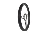 JOES Racing Products Lightweight Drag Steering Wheels 13450 Wheel, Drag, Aluminum, Black Anodized, 3-Spoke, No Dish, 13 in. Diameter, 5-Bolt Grant Style Mount, Each thumbnail 2