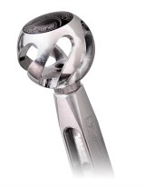 JOES Racing Products Lightweight Shift Knobs 16022 Knob, 3/8-16, Lightweight, Round, Polished 6061 Billet Aluminum, Slotted, Logo, Each thumbnail 4
