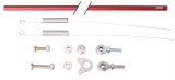 JOES Racing Products Throttle Linkage Assemblies 34200 Linkage, Aluminum, Red Anodized, Kit thumbnail 2