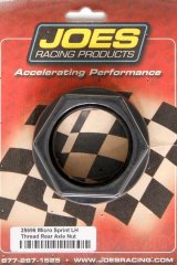 JOES Racing Products Micro Sprint Rear Axle Nuts 25696 Nut, Sprint, Left Hand Threads, Aluminum, Black, Each thumbnail 2
