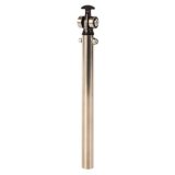 JOES Racing Products Micro Sprint Roller Wing Posts 25980-V2 Wings and Rear Spoilers, and Spoiler Components, Sprint, Post, Stainless Steel, Natural Finish, Aluminum Top, Black, Each thumbnail 1