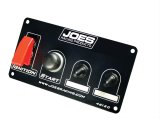 JOES Racing Products Switch Panels 46120 Panel, Dash Mount, 4 Switches, Aluminum, Black, 6.625 in. Width, 3.500 in. Height, Kit thumbnail 3