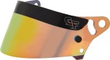 G-FORCE Helmet Shields 19227 Shield, Nova/Super Nova Series, Mirror Gold, Each thumbnail 1