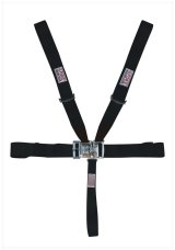 G-FORCE Latch and Link Individual Shoulder Harness Webbing Kits 5-Point 5000BK Harness, Replacement Webbing, No Hardware, Black, Each thumbnail 2