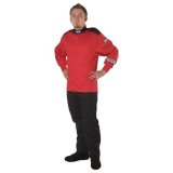 G-FORCE GF125 Driving Jackets 4126CSMRD Jacket, GF125, Single Layer, Pyrovatex, Red, SFI 3.2A/1, Youth's Small, Each thumbnail 2