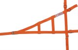 G-FORCE Sprint Car Window Nets 4130OR Net, Orange, Nylon, Ribbon, Triangle, 20 in. x 18 in. x 8 in., Each thumbnail 1