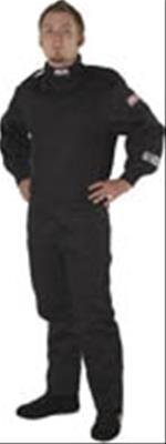 G-FORCE GF125 Driving Jackets 4126CLGBK Jacket, GF125, Single Layer, Pyrovatex, Black, SFI 3.2A/1, Youth's Large, Each thumbnail 2