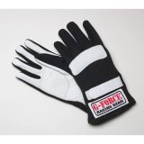 G-FORCE GF G5 RaceGrip Gloves 4101SMLBK Driving Gloves, RaceGrip, 2 Layers, Leather/Nomex®, Black, SFI 3.3/5, Small, Pair thumbnail 2