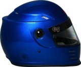 G-FORCE REVO FLASH SA2020 Helmets 13004XSMBU Helmet, FLASH, Full Face, Snell SA2020, Gloss Blue Flake, Clear Polycarbonate Shield, EPS Liner, Vented, X-Small, Each thumbnail 2