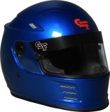 G-FORCE REVO FLASH SA2020 Helmets 13004XSMBU Helmet, FLASH, Full Face, Snell SA2020, Gloss Blue Flake, Clear Polycarbonate Shield, EPS Liner, Vented, X-Small, Each thumbnail 3