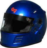 G-FORCE REVO FLASH SA2020 Helmets 13004XSMBU Helmet, FLASH, Full Face, Snell SA2020, Gloss Blue Flake, Clear Polycarbonate Shield, EPS Liner, Vented, X-Small, Each thumbnail 8