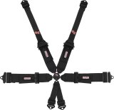 G-FORCE Pro Series Camlock 6-Point Harness 7601BK Harness, Complete, Camlock, 6-point, Pull Down, Roll Bar Mount, Black, Each thumbnail 2