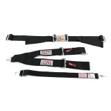 G-FORCE Latch and Link V-Type 5-Point Harness 6020BK Harness, Complete, Latch, V-Type, Bolt-In, Floor/Roll Bar Mount, Black, Each thumbnail 1